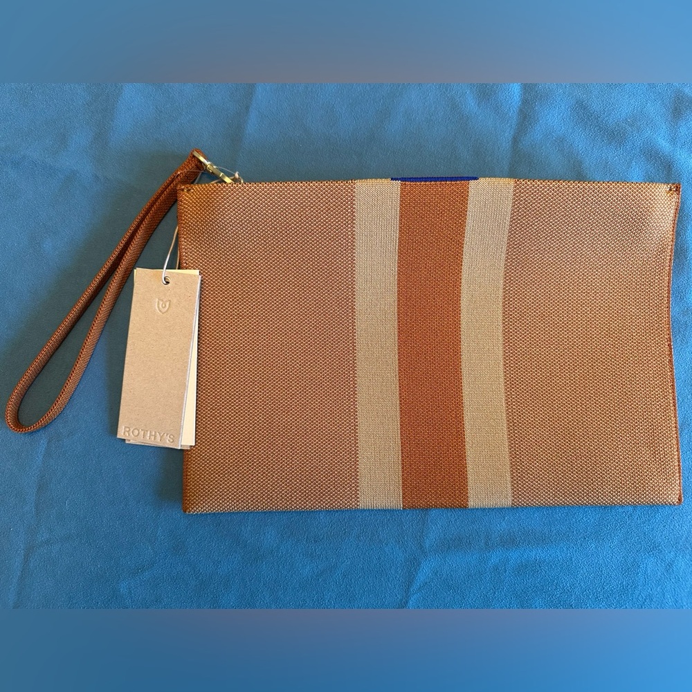 Rothy’s The Wristlet Amber Stripe